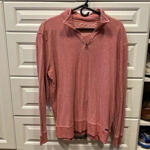 Faherty long sleeve quarter zip